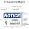 Signmission Safety Culture Sign, 5 in Width, Vinyl Decal, Rectangle OS-2PACK-NS-D-35-L-18686 - alternate 2